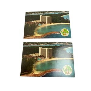 Vintage Holiday Inn Resort Paradise Island Nassau Bahamas Postcards Set of 2